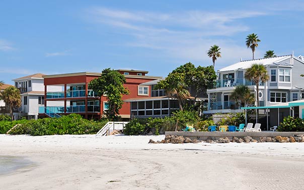 beachfront vacation homes